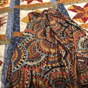 Lularoe geometric pattern skirt